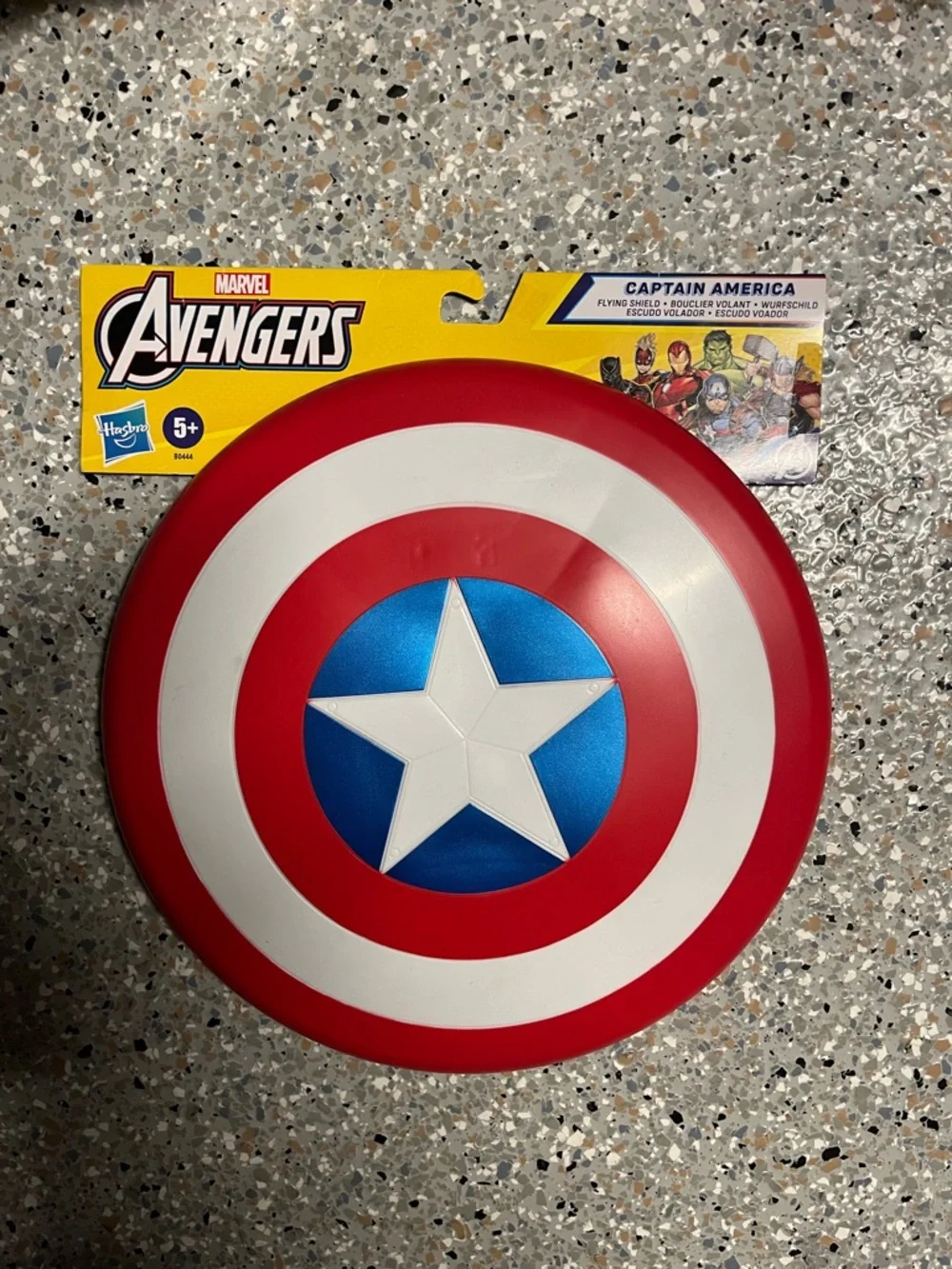 Marvel Captain America Blue, Red & White Mask and Shield Costume Set - Picture 3 of 3